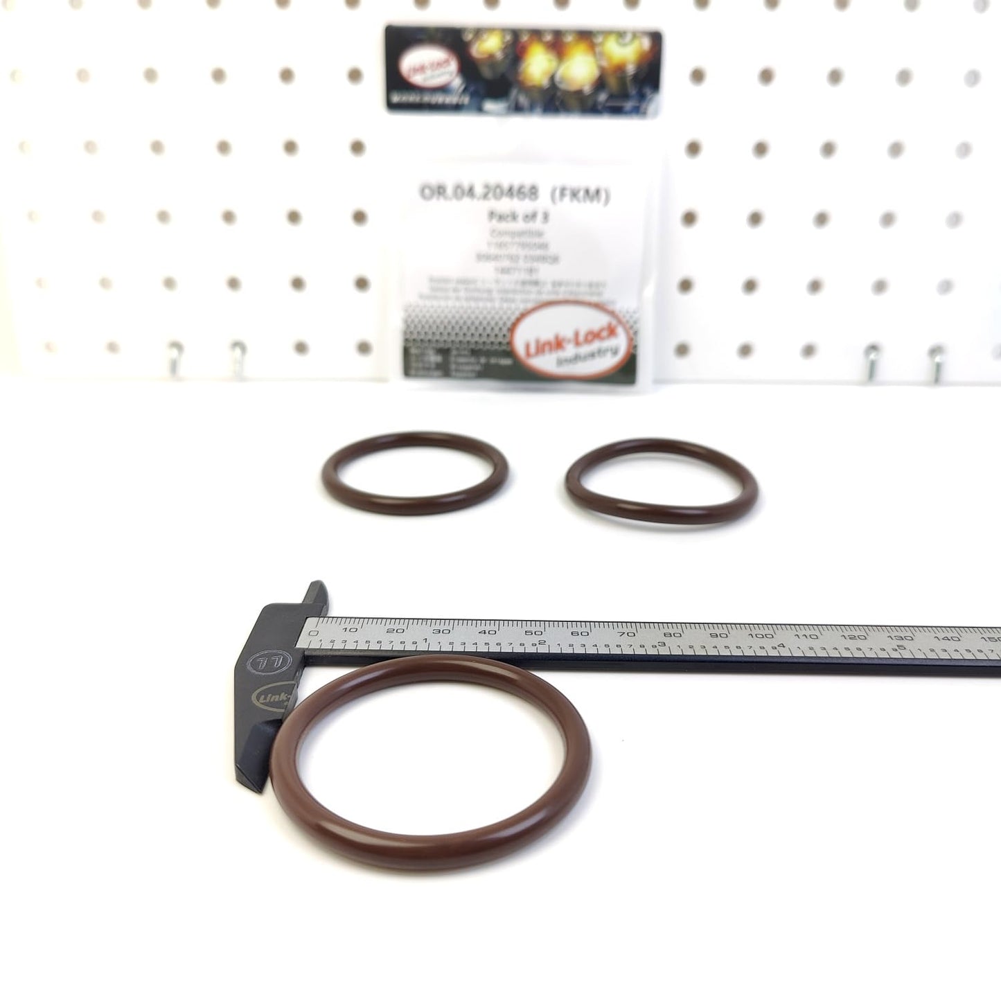 LINK-LOCK 3PCS OR.04.20468 FKM Viton Sealing O-Ring Kit of Intake Manifold 11657795046 30640762 0348Q6 14471181 for BMW-M57 for CITROEN for PEUGEOT