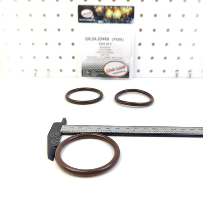 LINK-LOCK 3PCS OR.04.20468 FKM Viton Sealing O-Ring Kit of Intake Manifold 11657795046 30640762 0348Q6 14471181 for BMW-M57 for CITROEN for PEUGEOT