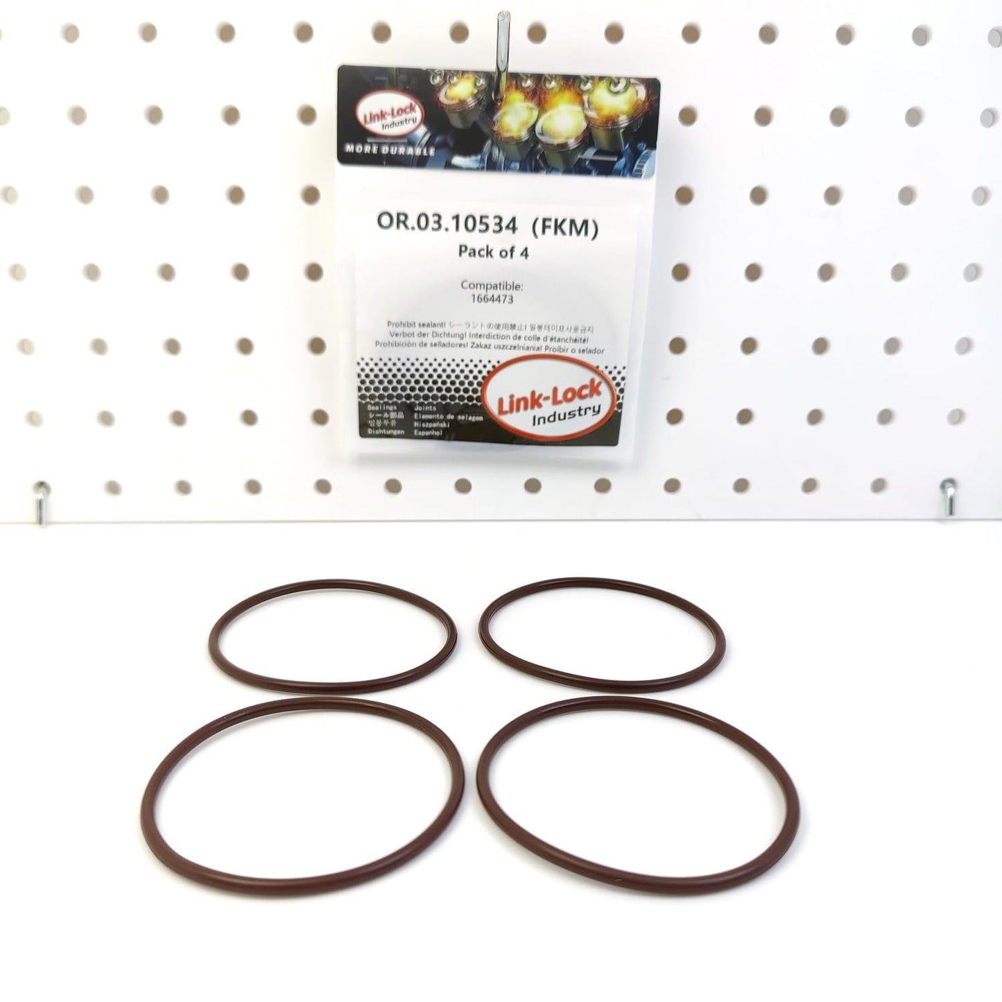 LINK-LOCK 4PCS OR.03.10534 FKM Viton Sealing O-Ring Kit of Gearbox 1664473 For VOLVO