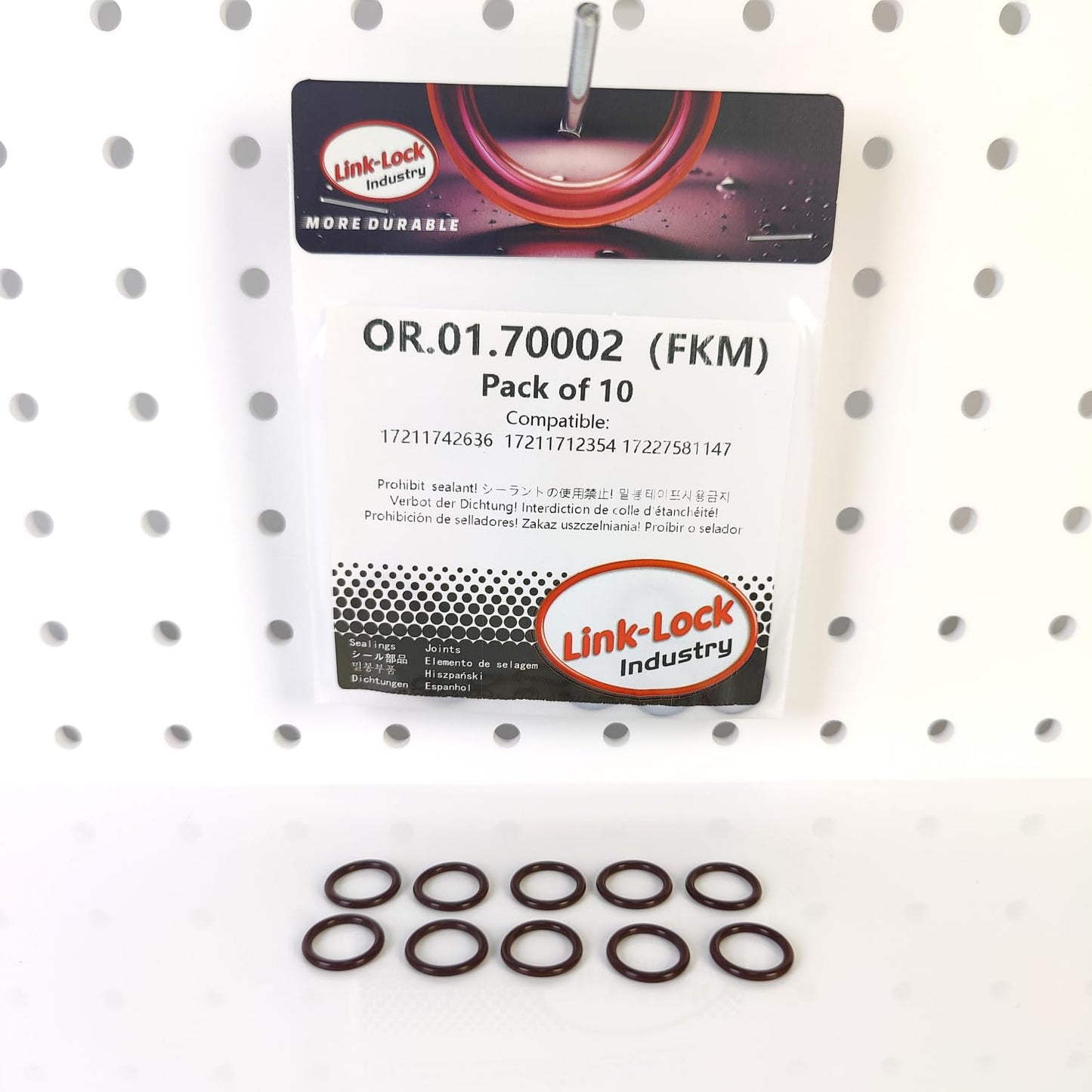 LINK-LOCK 10個 FKM Viton OR.01.70002 Oリングガスケット トランスミッション冷却パイプ用 17211742636 17211712354 17227581147 BMW E46 E90 E93 E60 E65 F82 E66 F02 E70 E71 E85