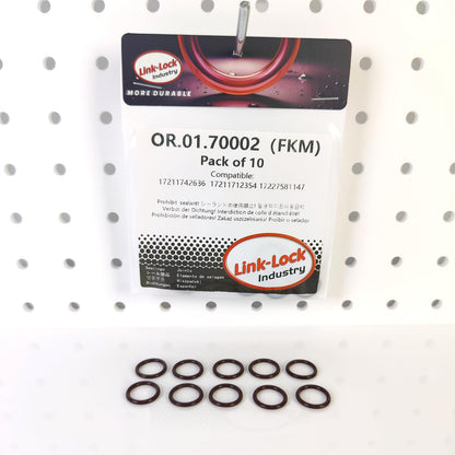 LINK-LOCK 10個 FKM Viton OR.01.70002 Oリングガスケット トランスミッション冷却パイプ用 17211742636 17211712354 17227581147 BMW E46 E90 E93 E60 E65 F82 E66 F02 E70 E71 E85