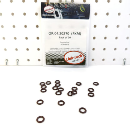 LINK-LOCK 20PCS OR.04.20270 FKM Viton Sealing O-Ring Kit of Throttle Body MD608806 for MITSUBISHI