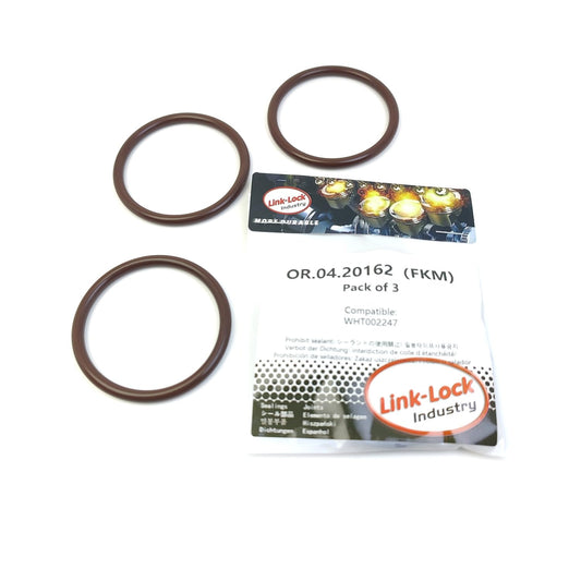 LINK-LOCK 3PCS OR.04.20162 FKM ビトンシーリングOリングキット エアフィルター用 WHT002247 アウディ用