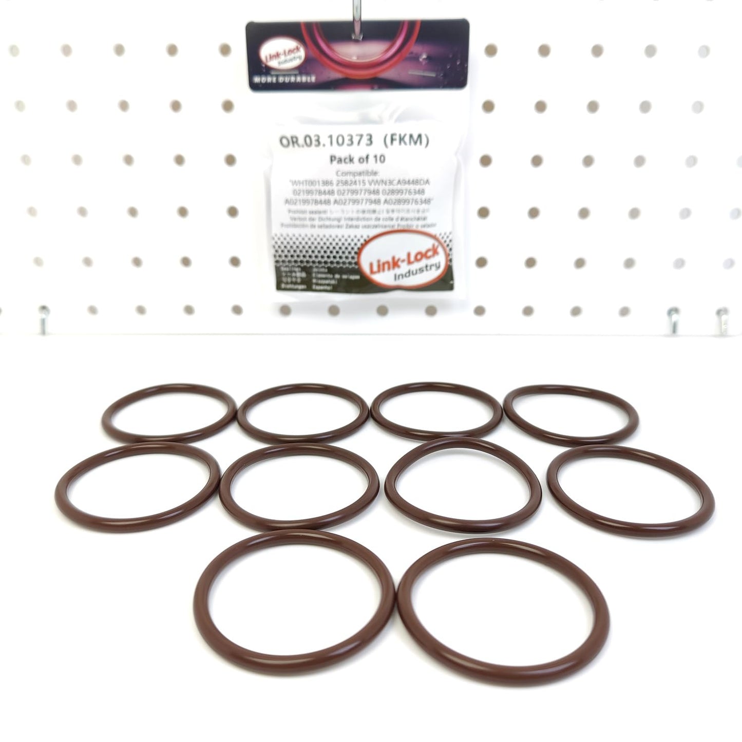 LINK-LOCK 10PCS OR.03.10373 FKM Viton Sealing O-Ring Kit of Turbocharger Intake Hose WHT001386 2582415 VWN3CA9448DA 0219978448 0279977948 0289976348 A0219978448 A0279977948 A0289976348 For AUDI-CHPB
