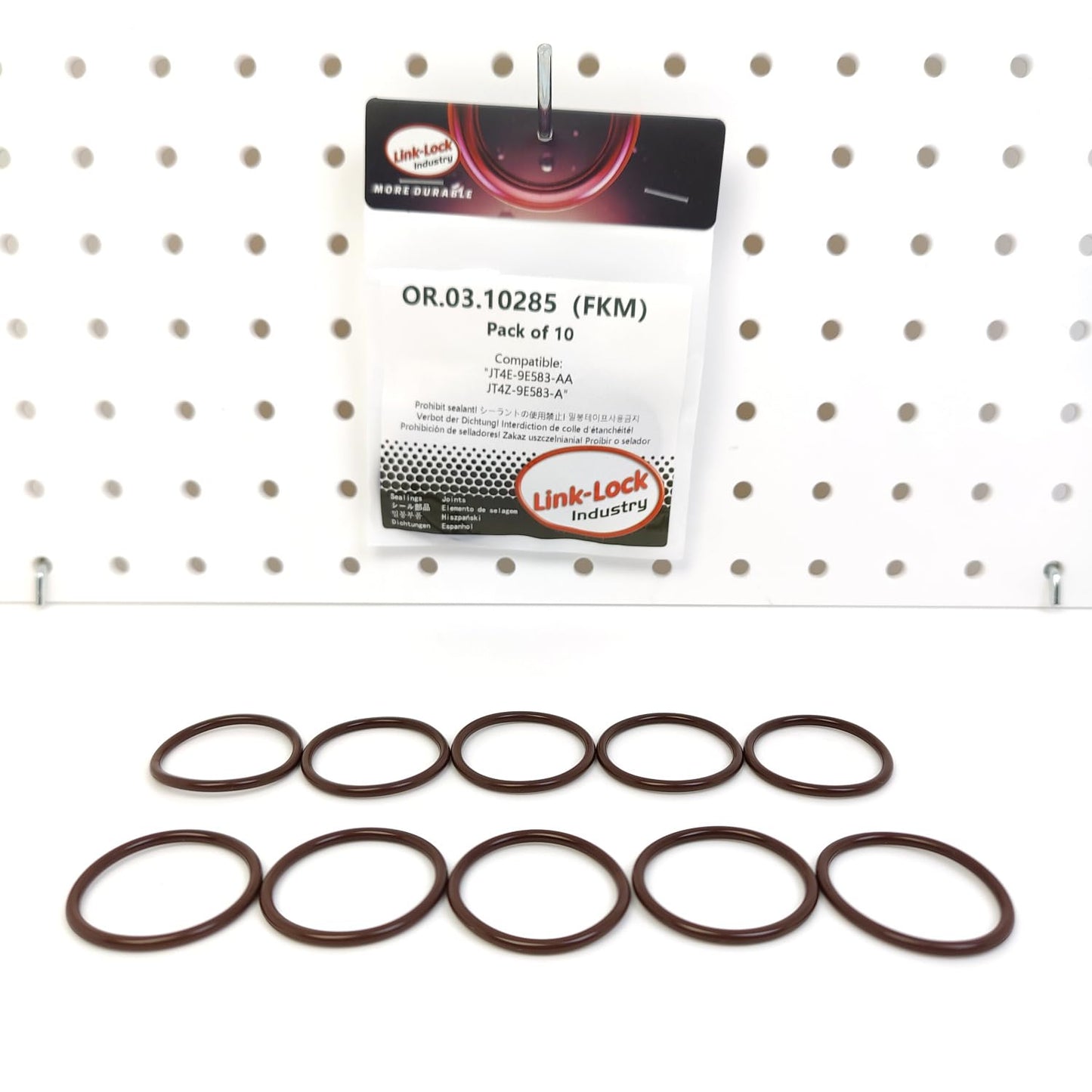 LINK-LOCK 10PCS OR.03.10285 FKMバイトン製シーリングOリングキット 燃料ポンプ用 JT4E-9E583-AA JT4Z-9E583-A FORD-C20HDEX C27PD0X DD2S、FORD USA-C30PDTX DD2X T30PD0X T27PD0X T50SDEM