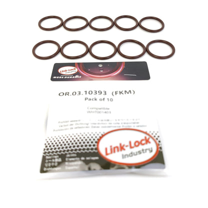 LINK-LOCK 10PCS OR.03.10393 FKM Viton Sealing O-Ring Kit of Automatic Transmission WHT001403 For AUDI-BYT BZB CDAA BMM CRFC For VW-CUUB CVCA DELA CBFA CCTA