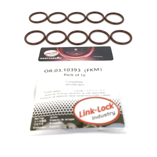 LINK-LOCK 10PCS OR.03.10393 FKM Viton Sealing O-Ring Kit of Automatic Transmission WHT001403 For AUDI-BYT BZB CDAA BMM CRFC For VW-CUUB CVCA DELA CBFA CCTA