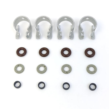 LINK-LOCK 4Set OK.04.10052 fuel injector repair kit T2H33724 with FKM Viton O-RING For JAGUAR 2.0T P250 P300 204PT