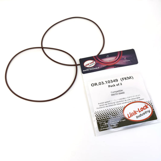 LINK-LOCK 2PCS OR.03.10349 FKM Viton Sealing O-Ring Kit of Cylinder Liner 99970739440 For PORSCHE-M96 M97