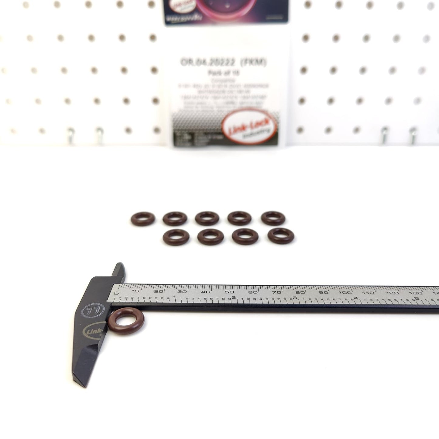 LINK-LOCK 10PCS OR.04.20222 FKM Viton Sealing O-Ring Kit of Injector 91301-RDV-J01 91301R-DVJ01 6000629626 WHT005422B 03C198149 13641437474 13641437476 13641437487 13647509752 13647516741 12642639