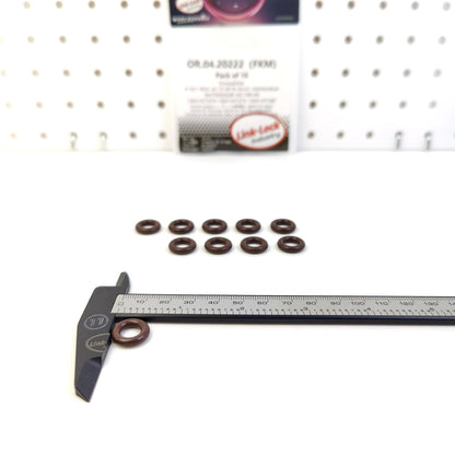 LINK-LOCK 10PCS OR.04.20222 FKM Viton Sealing O-Ring Kit of Injector 91301-RDV-J01 91301R-DVJ01 6000629626 WHT005422B 03C198149 13641437474 13641437476 13641437487 13647509752 13647516741 12642639