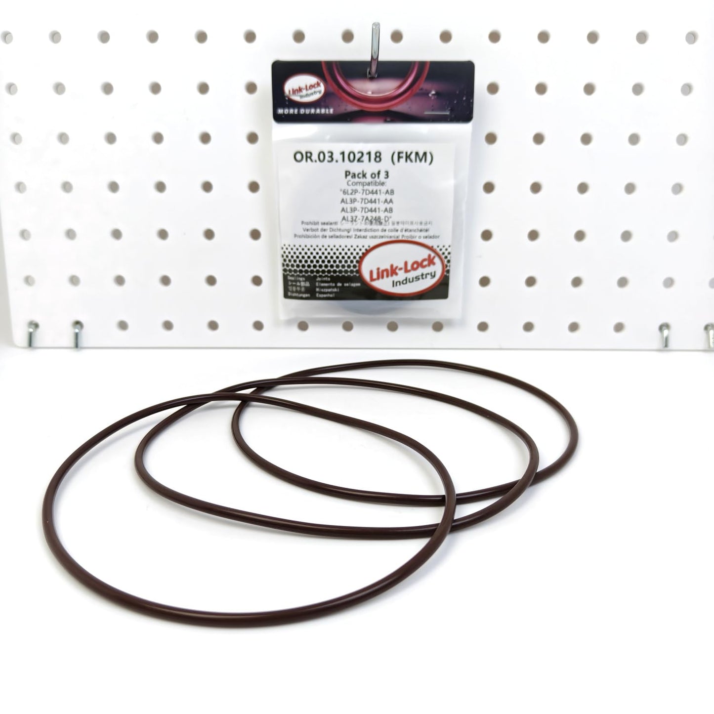 LINK-LOCK 3PCS OR.03.10218 FKM Viton Sealing O-Ring Kit of Oil pump 6L2P-7D441-AB AL3P-7D441-AA AL3P-7D441-AB AL3Z-7A248-D For  FORD USA-995 C62RSEM T35