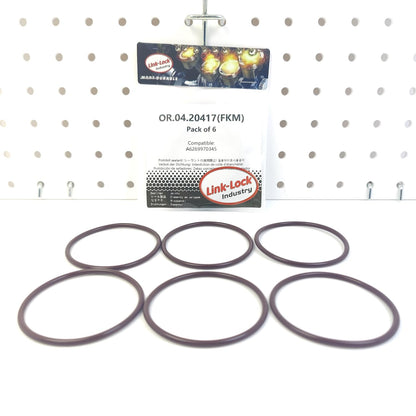 LINK-LOCK 6PCS OR.04.20417 FKM Viton Sealing O-Ring Kit of High-pressure Pump A6269970345 6269970345 for MERCEDES-BENZ