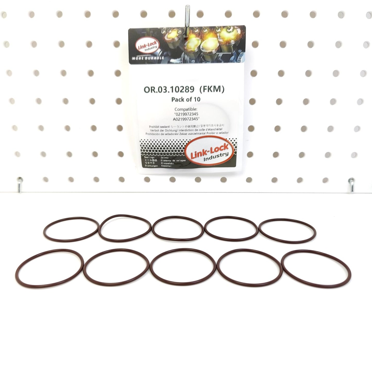 LINK-LOCK 10PCS OR.03.10289 FKM フッ素ゴム製シーリングOリングキット フューエルポンプ用 0219972345 A0219972345 MERCEDES-BENZ-M271用