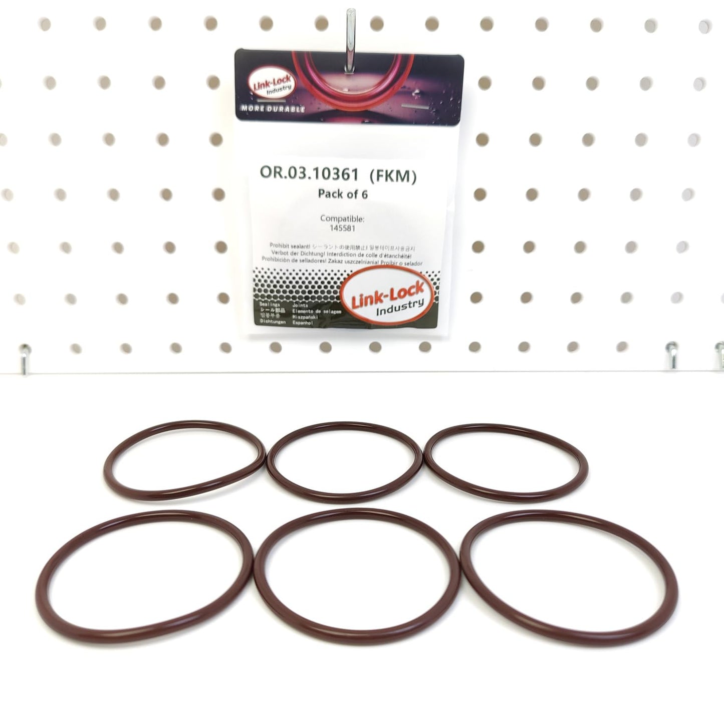 LINK-LOCK 6PCS OR.03.10361 FKM Viton Sealing O-Ring Kit of Water Tank Radiator Fan Bracket 145581 For CHENGLONG-L315 L375 For CHEVROLET-LST For COMMINS-ISL 4BT 6BT