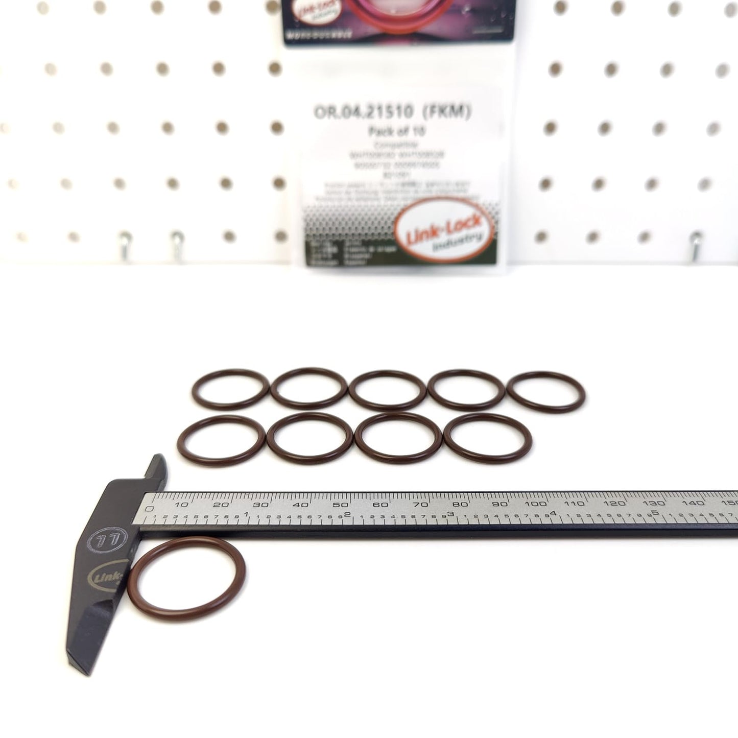 LINK-LOCK 10PCS OR.04.21510 FKM Viton Sealing O-Ring Kit of Cylinder block exhaust pipe WHT008582 WHT008528 90500732 0009974505 821091 for AUDI-CZDD CUKB For OPEL For VW