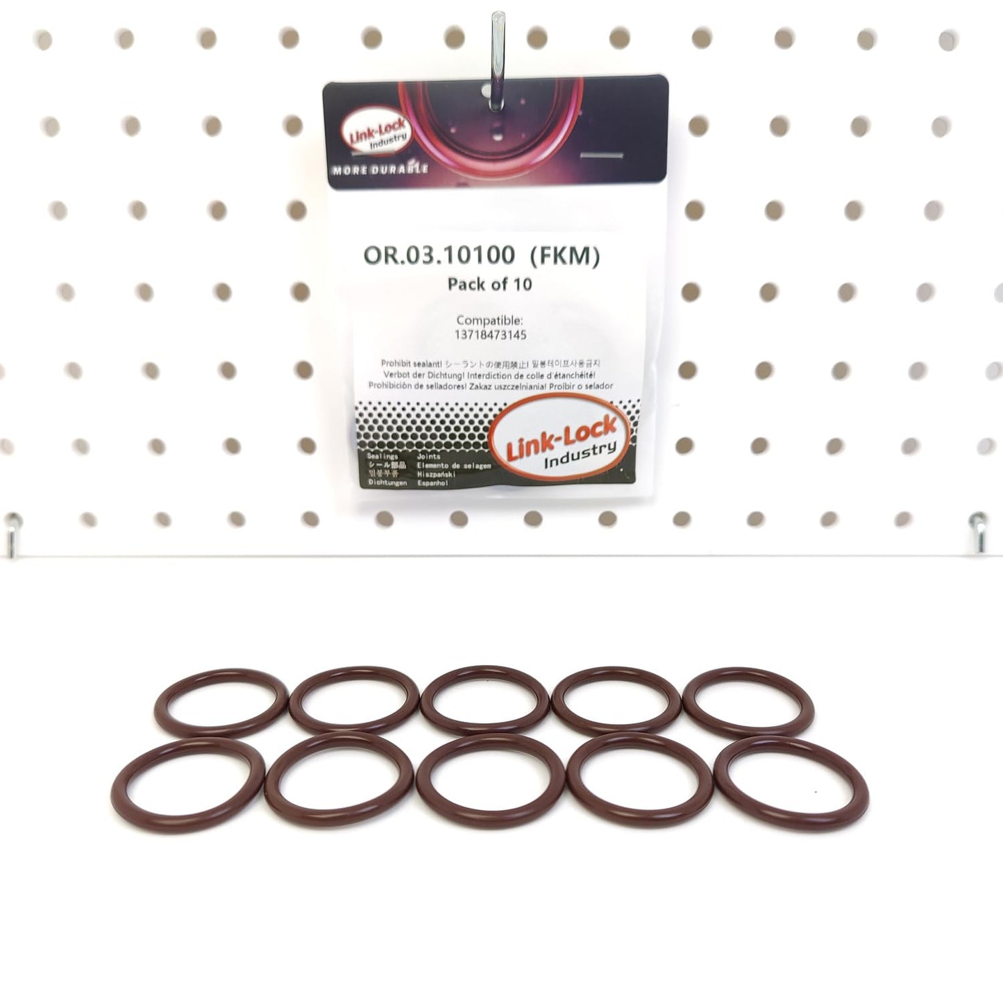 LINK-LOCK 10PCS OR.03.10100 FKM Viton Sealing O-Ring Kit Of Heating flange 13718473145 For BMW-B47 XD5 B57