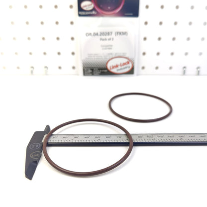 LINK-LOCK 2PCS OR.04.20287 FKM Viton Sealing O-Ring Kit of Air Filter Housing Intake Hose 31437849 for VOLVO