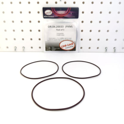 LINK-LOCK 3PCS OR.04.20033 FKM Viton Sealing O-Ring Kit of Inflatable Guide/AGR 11658510302 for BMW