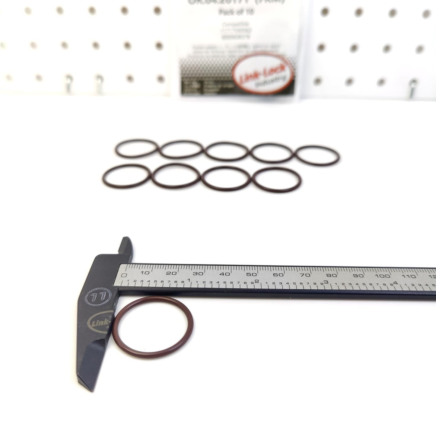 LINK-LOCK 10PCS OR.04.20171 FKM VitonエキゾーストマニホールドOリングキット 11717590062 6000608378 BMW-N43用 FIAT用