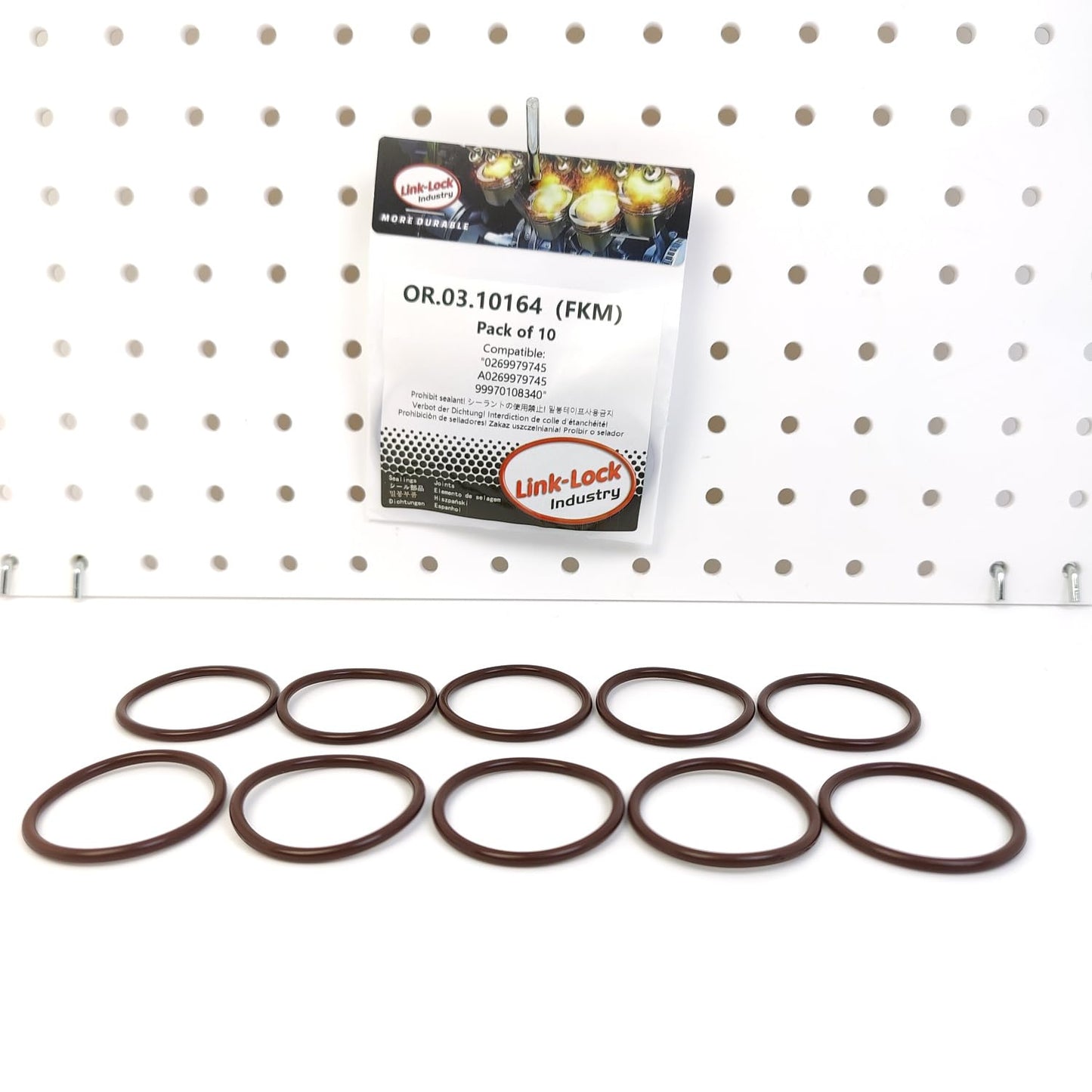 LINK-LOCK 10PCS OR.03.10164 FKM Viton Sealing O-Ring Kit of Coolant pipeline 0269979745 A0269979745 99970108340 For MERCEDES-BENZ-M276.823 M276.820 M276.850 For PORSCHE
