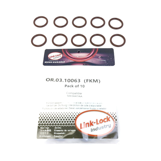 LINK-LOCK 10PCS OR.03.10063 FKMバイトンシーリングOリングキット 油圧調整弁 5003647AA DODGE-ETB ETC ETH ETJ RAM-ETJ ETL ETN ETK ETM JEEP用