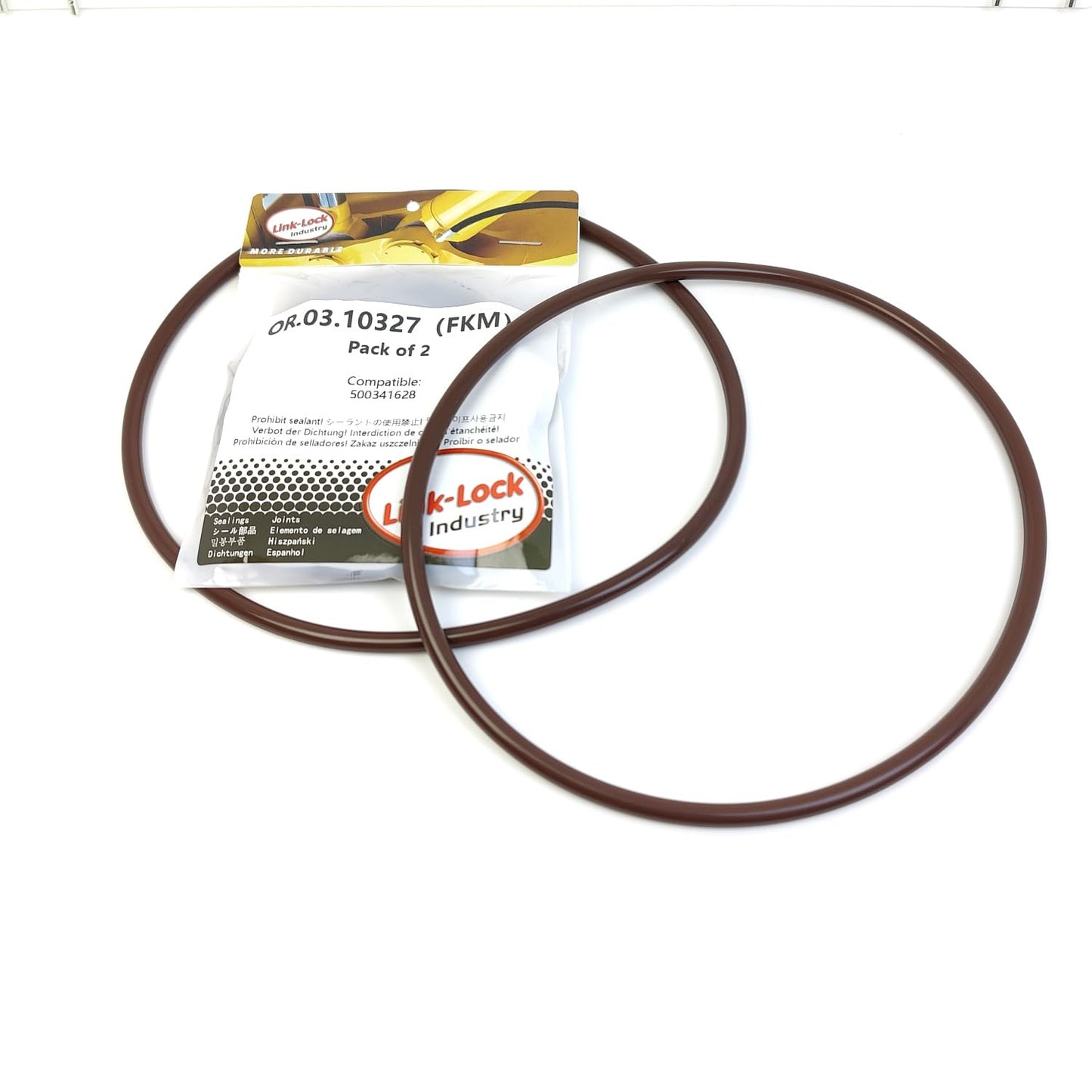 LINK-LOCK 2PCS OR.03.10327 FKM Viton Sealing O-Ring Kit of Cylinder Liner 500341628 For IVECO