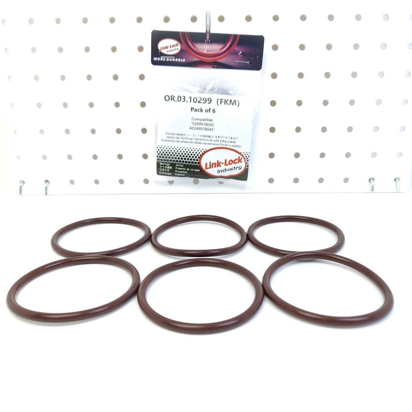 LINK-LOCK 6PCS OR.03.10299 FKM Viton Sealing O-Ring Kit of Turbocharger 0249978045 A0249978045 For MERCEDES-BENZ-M274