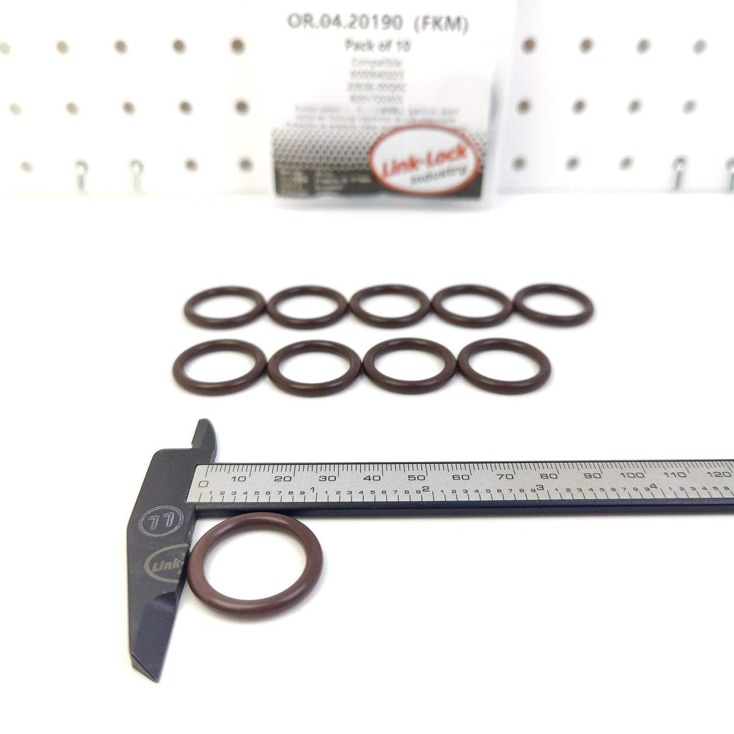 LINK-LOCK 10PCS OR.04.20190 FKM Viton Sealing O-Ring Kit of Thermostat 6000640223 22636-00Q0C 8201722455 for FIAT for NISSAN for RENAULT