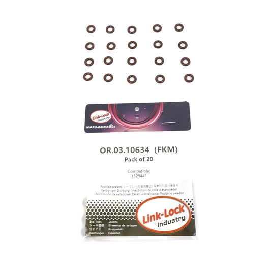 LINK-LOCK 20PCS OR.03.10634 FKM Viton 5.3×2.4 Sealing Universal O-Ring Kit 1529441 For SCANIA