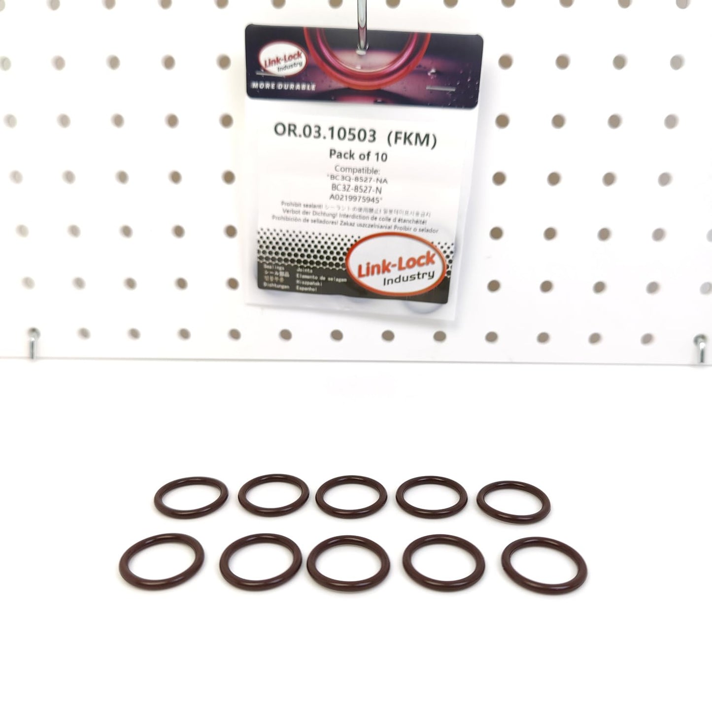 LINK-LOCK 10PCS OR.03.10503 FKM Viton Sealing O-Ring Kit of Turbocharger/engine ventilation pipe BC3Q-8527-NA BC3Z-8527-N A0219975945 For FORD-USA For MERCEDES-BENZ