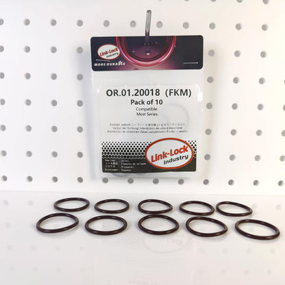 LINK-LOCK 10PCS FKM Viton OR.01.20018 Engine coolant pipe / Water hose O-Ring   for BMW  MOST