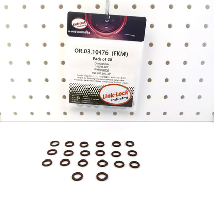 LINK-LOCK 20PCS OR.03.10476 FKM Viton Sealing O-ring Kit of Vacuum pump N90364901 WHT008055 999.707.392.40 For AUDI For VW For PORSCHE