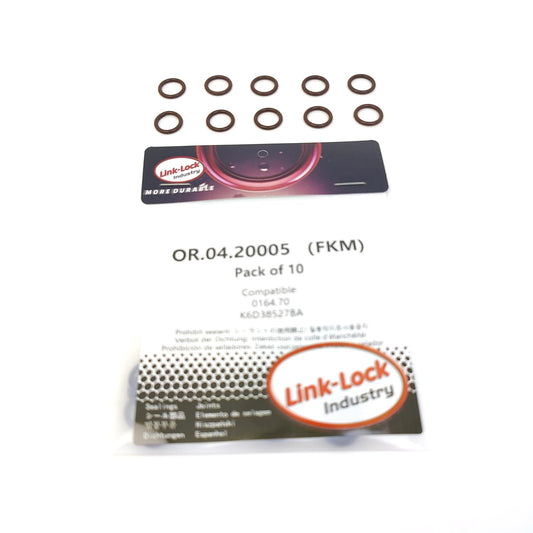 LINK-LOCK 10PCS OR.04.20005 FKM Viton Sealing O-Ring Kit of Fuel Filter/Injector 0164.70 K6D38527BA for PEUGEOT for FORD