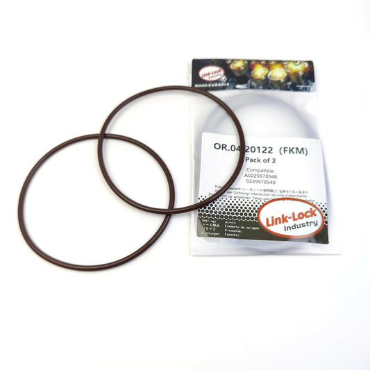 LINK-LOCK 2PCS OR.04.20122 FKMフッ素ゴム製Oリングキット 燃料フィルターキャップ用 A0229978948 0229978948 メルセデスベンツ用