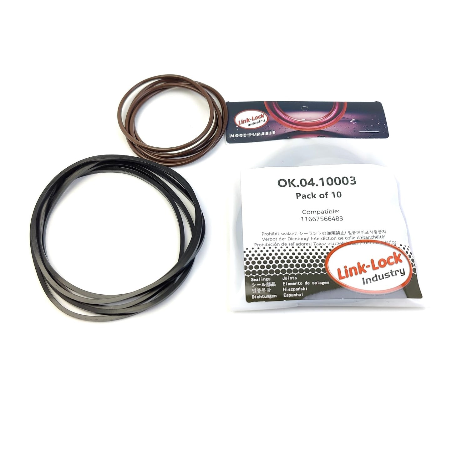 LINK-LOCK 10PCS Sealing Ring kit 11667566483 of Vacuum pump For  BMW N13 N12 N16 N14