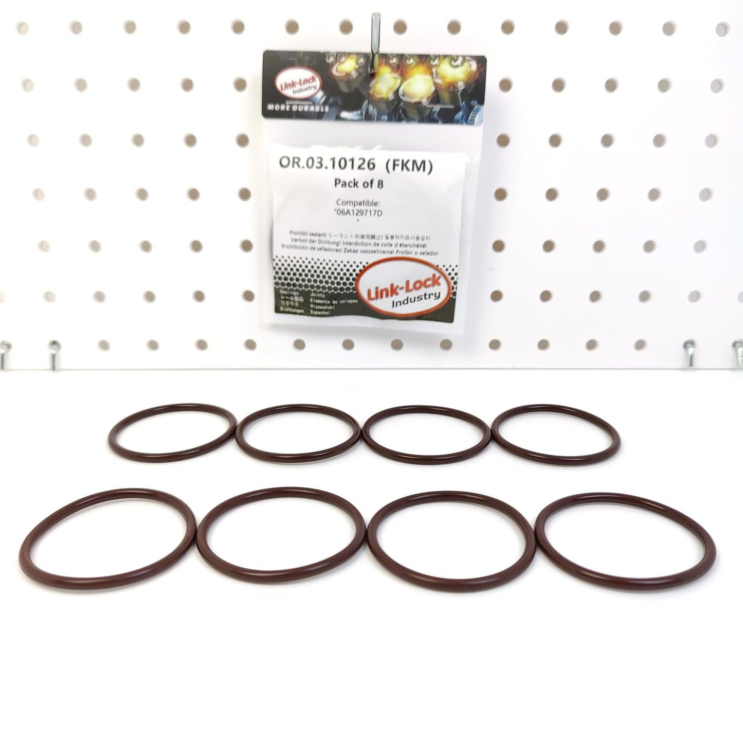 LINK-LOCK 8PCS OR.03.10126 FKM Viton Sealing O-Ring Kit Of Intake manifold 06A129717D For AUDI-BJZ For SEAT-CEKA For SKODA-AEG For VW-AEG BHP CFEA BEJ BHY CGZ BJZ