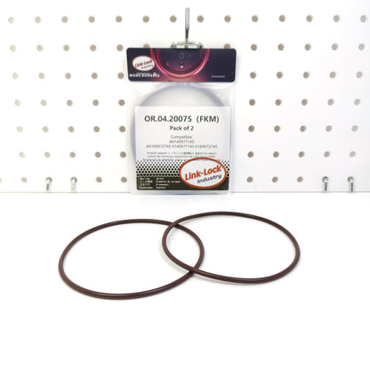 LINK-LOCK 2PCS OR.04.20075 FKMバイトン製シーリングOリングキット シリンダーライナーからクランクケース底部用 A0149977145 A0169972745 0149977145 0169972745 メルセデスベンツ用