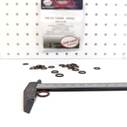 LINK-LOCK 20PCS OR.03.10069 FKM Viton Sealing O-Ring Kit Of Engine oil pipeline LR125467 0199976045 A0199976045 2241765 99970761440 For VOLVO-D5K D8K D8C For AUDI For FORD For PORSCHE For SCANIA