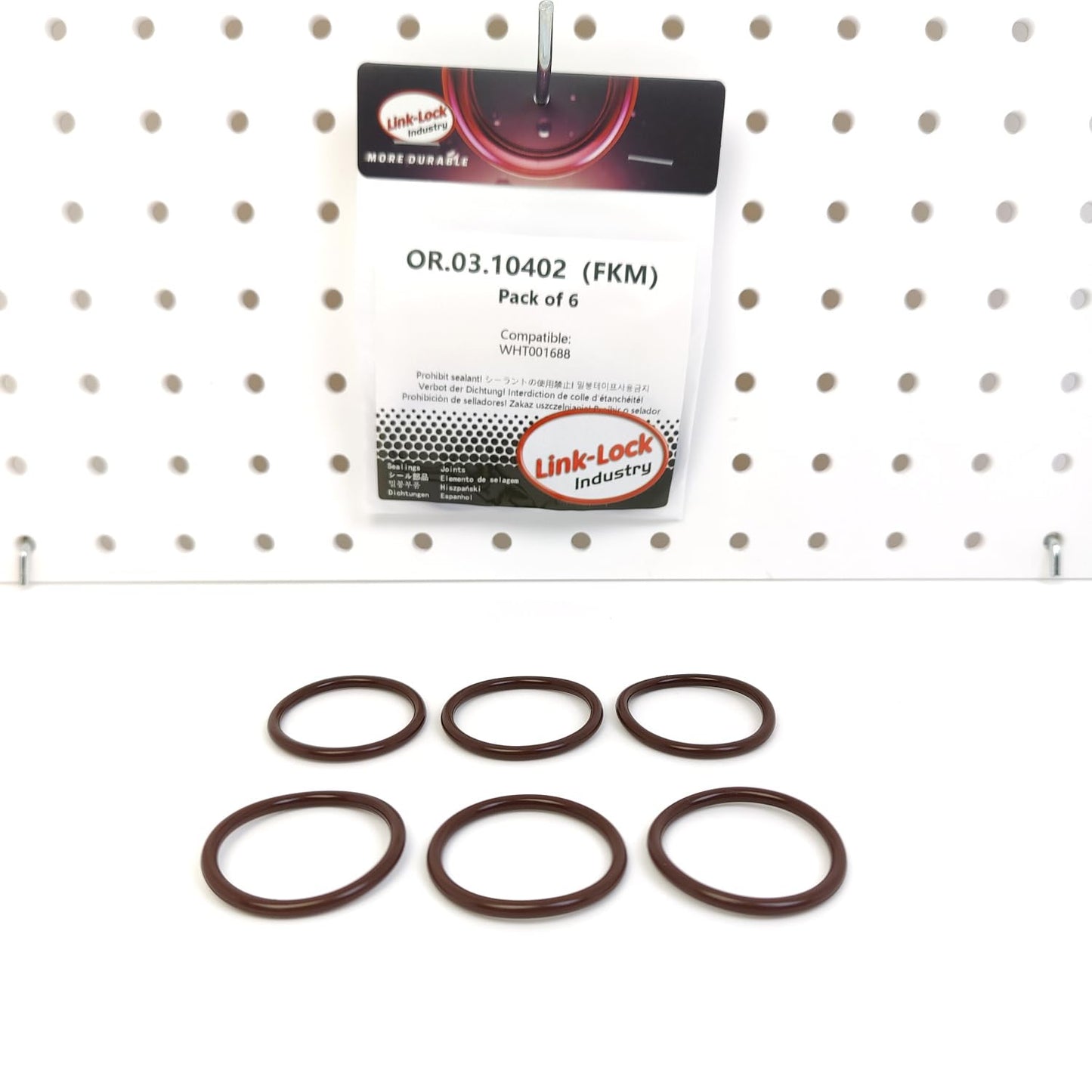 LINK-LOCK 6PCS OR.03.10402 FKM Viton Sealing O-Ring Kit of Cooling water pipe WHT001688 For AUDI For VW