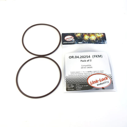 LINK-LOCK 2PCS OR.04.20254 FKM Viton Sealing O-Ring Kit of Air Filter Housing Intake Hose 28165-3A000 for KIA
