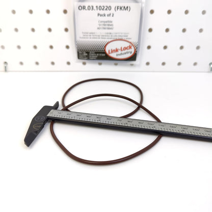 LINK-LOCK 2PCS OR.03.10220 FKM Viton Sealing O-Ring Kit of Oil pump 0179978945 A0179978945 For MERCEDES-BENZ-OM470.922 OM471.903 OM471.911 OM470.923 OM471.905 OM471.913 OM471.900 OM471.922 470.929