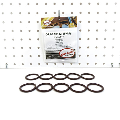 LINK-LOCK 10PCS OR.03.10142 FKM Viton Sealing O-Ring Kit of Cooling water pipe MD008434 15066-31U03 96761-35028 For MITSUBISHI-4N13 For TOYOTA For NISSAN