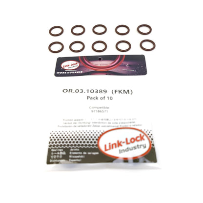 LINK-LOCK 10PCS OR.03.10389 FKM Viton Sealing O-Ring Kit of Timing Gear Chamber Cover 97186571 For CHEVROLET-LBZ LLY LMM For GMC-LBZ LLY LMM