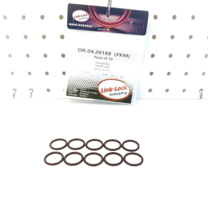 LINK-LOCK 10PCS OR.04.20188 FKM Viton Sealing O-Ring Kit of Engine N90851402 24359-3C100 for AUDI for KIA