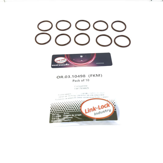 LINK-LOCK 10PCS OR.03.10498 FKM Viton Sealing O-Ring Kit of Idle speed valve 13417834429 For BMW