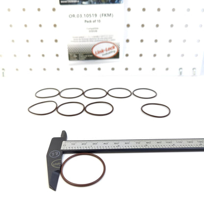 LINK-LOCK 10PCS OR.03.10519 FKM Viton 33×1.78 Sealing Universal O-Ring Kit 3330538 For CUMMINS