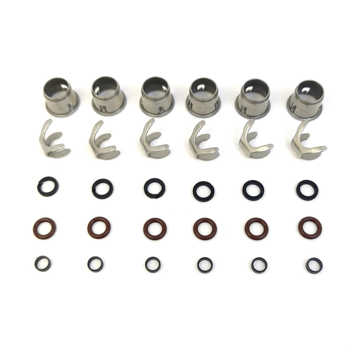 LINK-LOCK 6Set OK.04.10011 fuel injector repair kit 06M998907A with FKM Viton O-RING For VW For AUDI 3.0T 55T DCBE DLZA DCBD