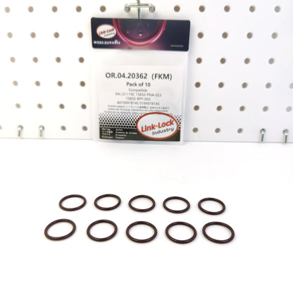 LINK-LOCK 10PCS OR.04.20362 FKM Viton Sealing O-Ring Kit of Coolant Pipe 04L121119C 15832-PNA-023 15832-RPY-003 A0199978145 0199978145 for AUDI for HONDA for MERCEDES-BENZ
