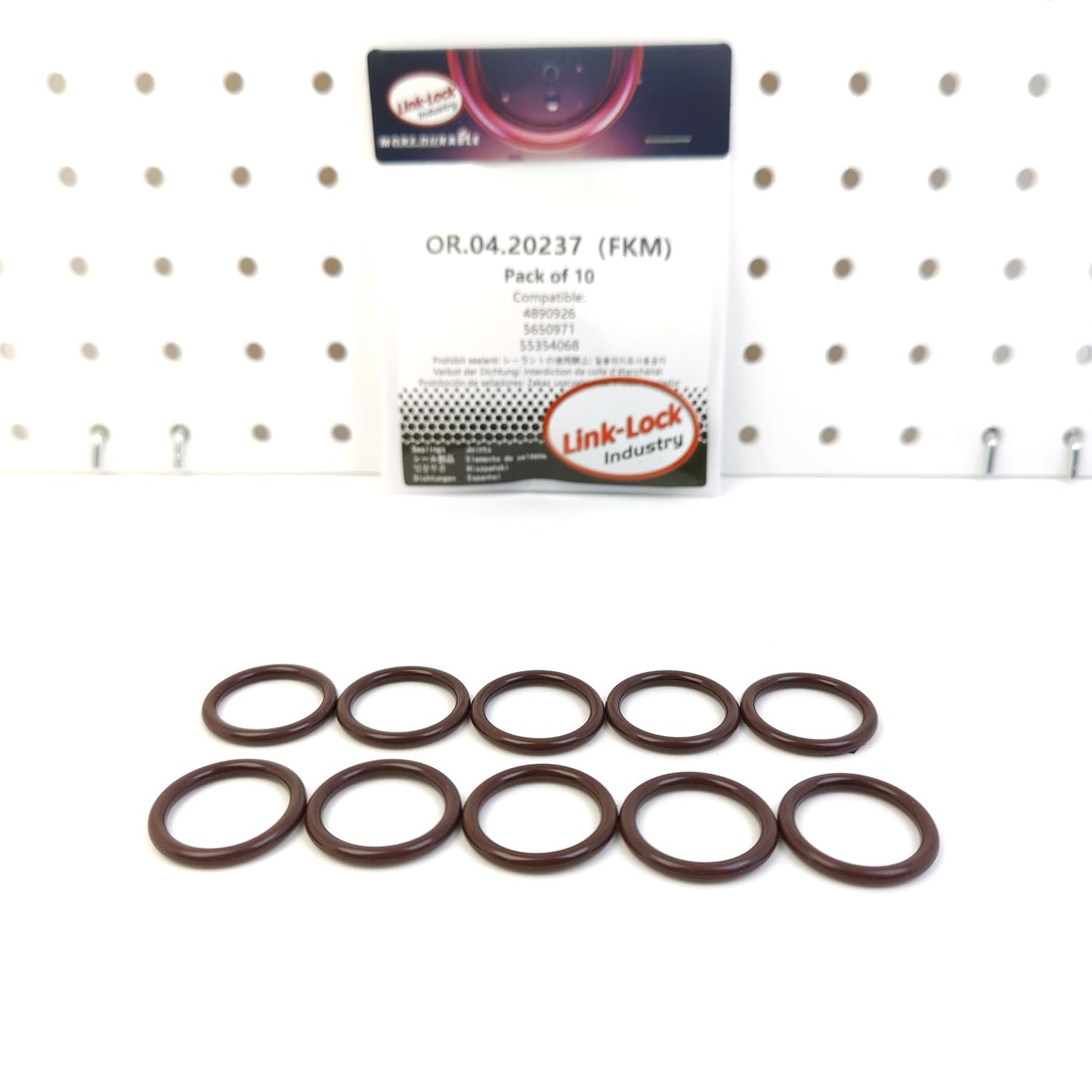 LINK-LOCK 10PCS OR.04.20237 FKM Viton Sealing O-Ring Kit of Nozzle Holder 4890926 5650971 55354068 for IVECO for OPEL for SAAB